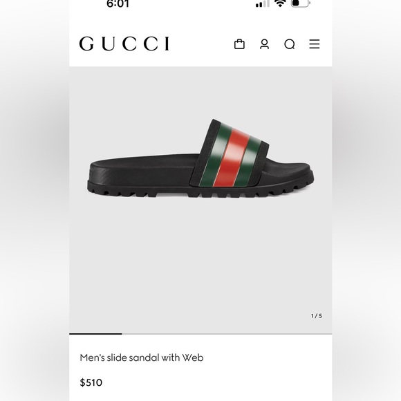 Gucci Other - Authentic Gucci men sandals
